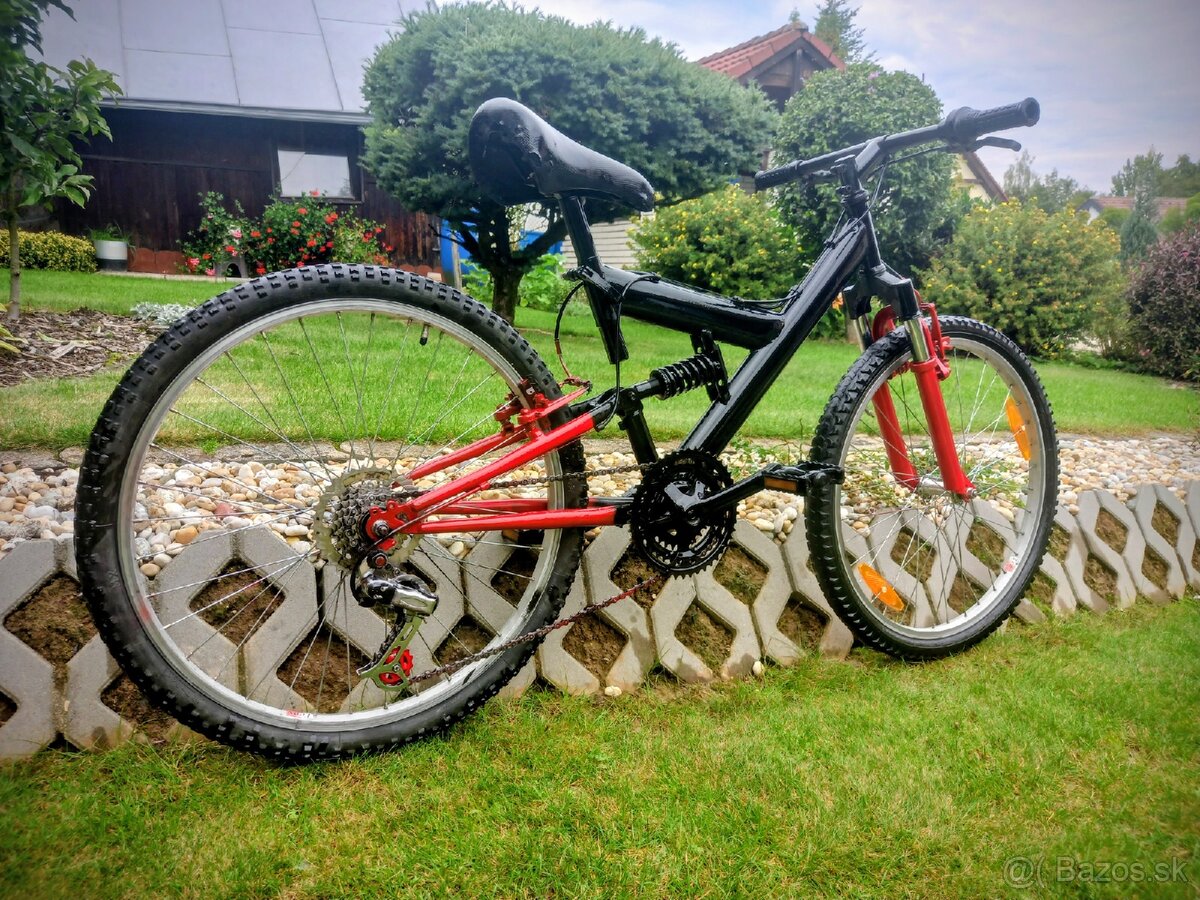 Celoodpružený detský bike