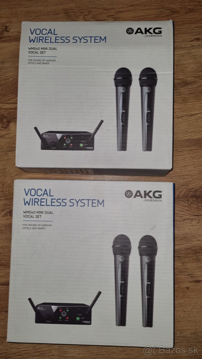 AKG WMS40 PRO2 mini dual vocal set