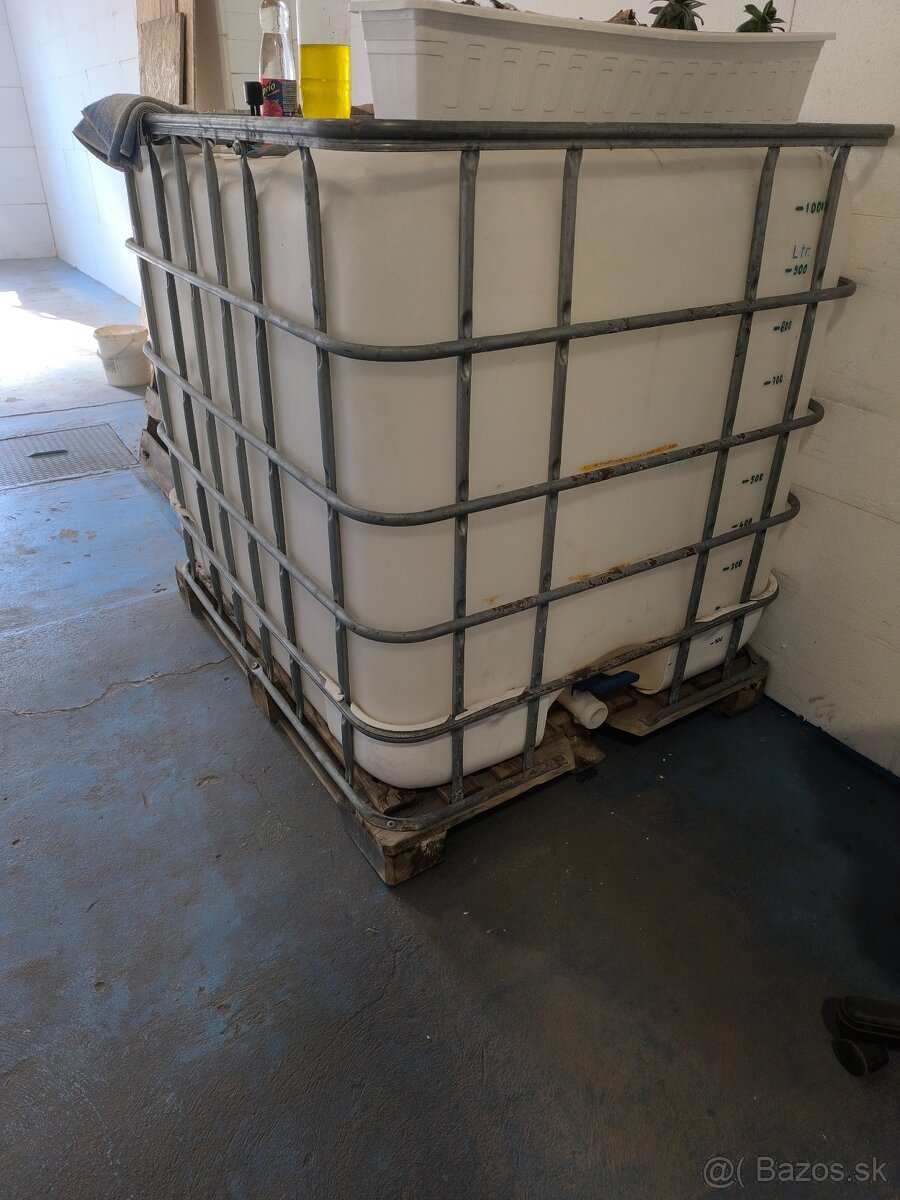 Ibc kontajner 1000litr na pitnú vodu