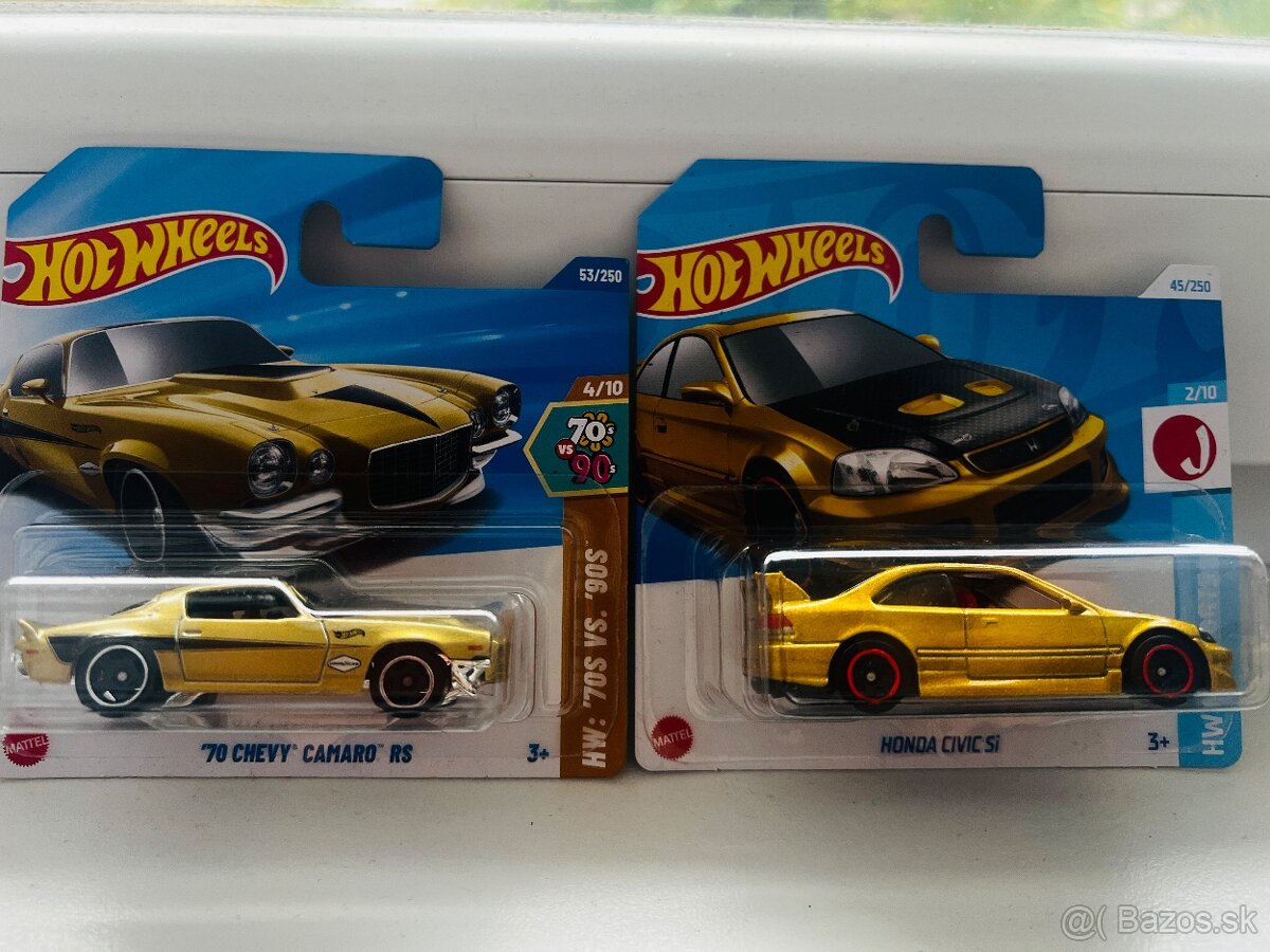 Hot wheels Honda civic,chevrolet camaro