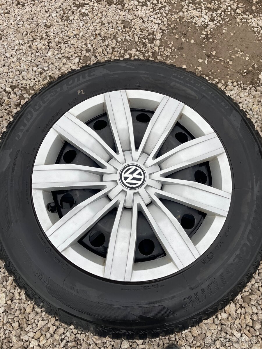 W- Škoda  Bridgestone  R 17 plechové disky