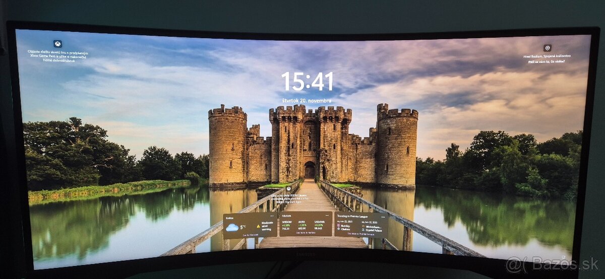 Predám herný monitor Samsung odyssey G55T 34" v záruke