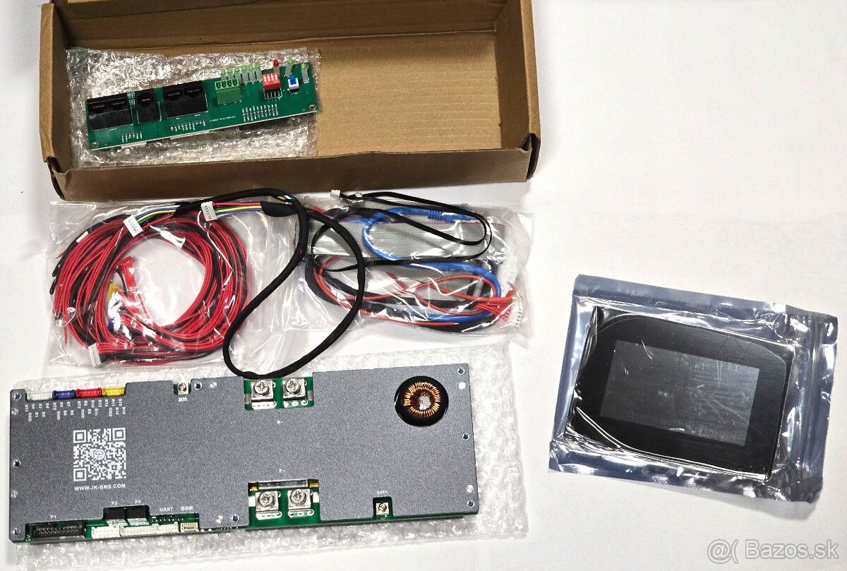 BMS JK s aktívnym balencérom PB2A16S20P V19 +display