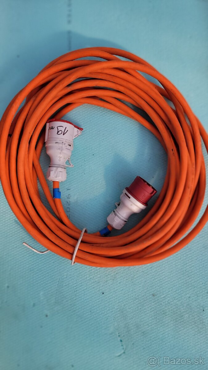 Predlžovací kábel 5x2,5 mm