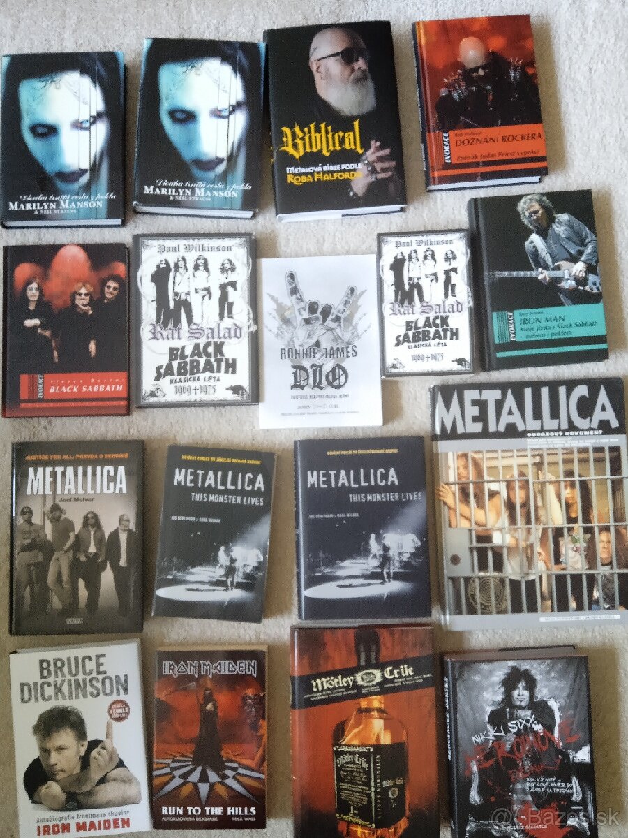 Marilyn Manson,Dio,Black Sabbath,Metallica,Judas Priest