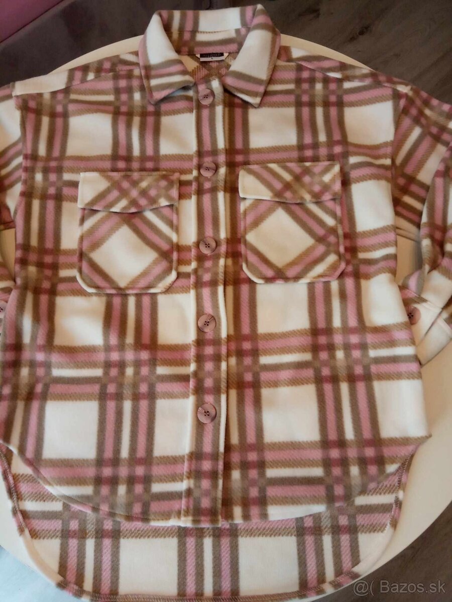 NOVÁ JARNÁ KÁROV.KOŠEĽ.BUNDA č.L(42-44)=len 5€+TRIČKO k nej