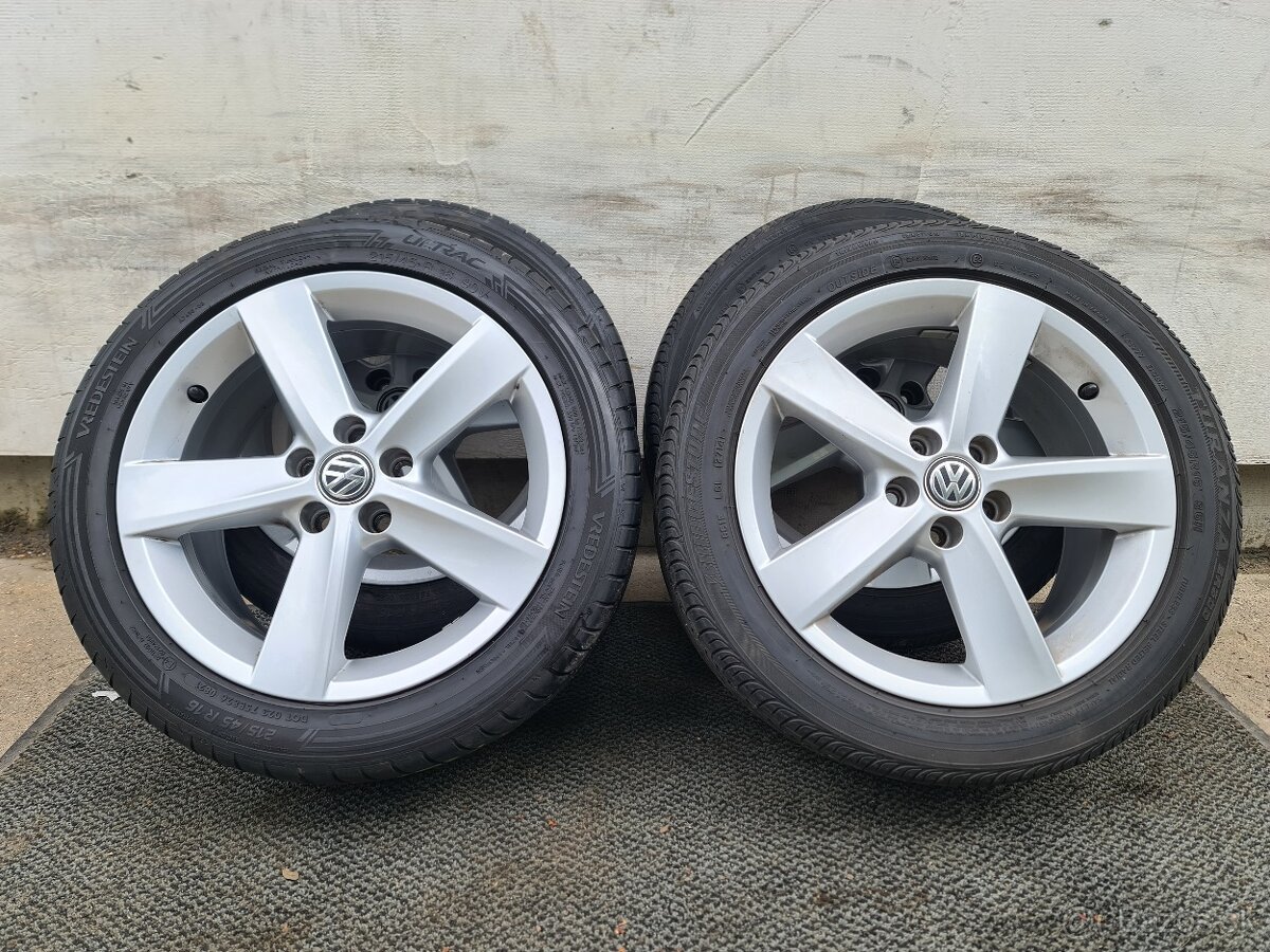 5X100 R16 VW-POLO LETNE PNEU 215/45 R16