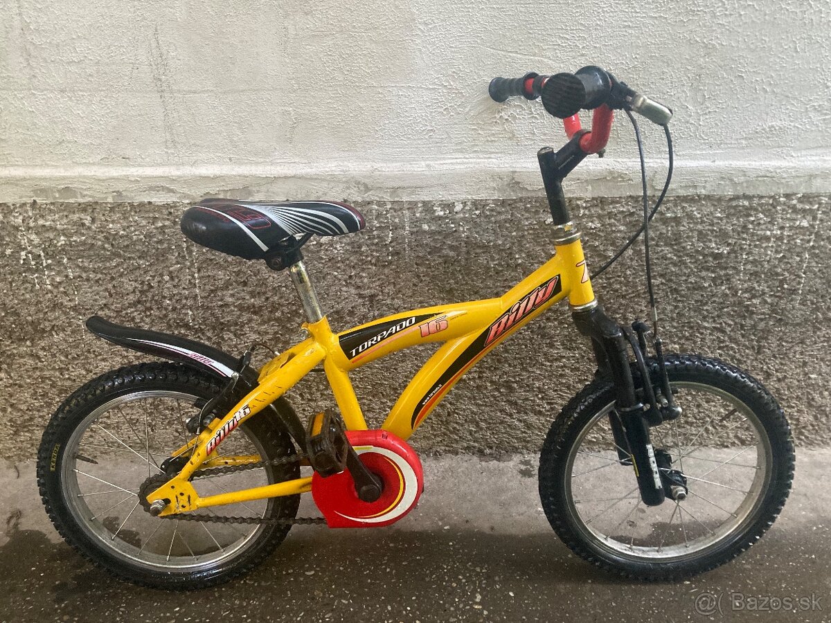 Detsky Odpruzeny Bicykel 16”