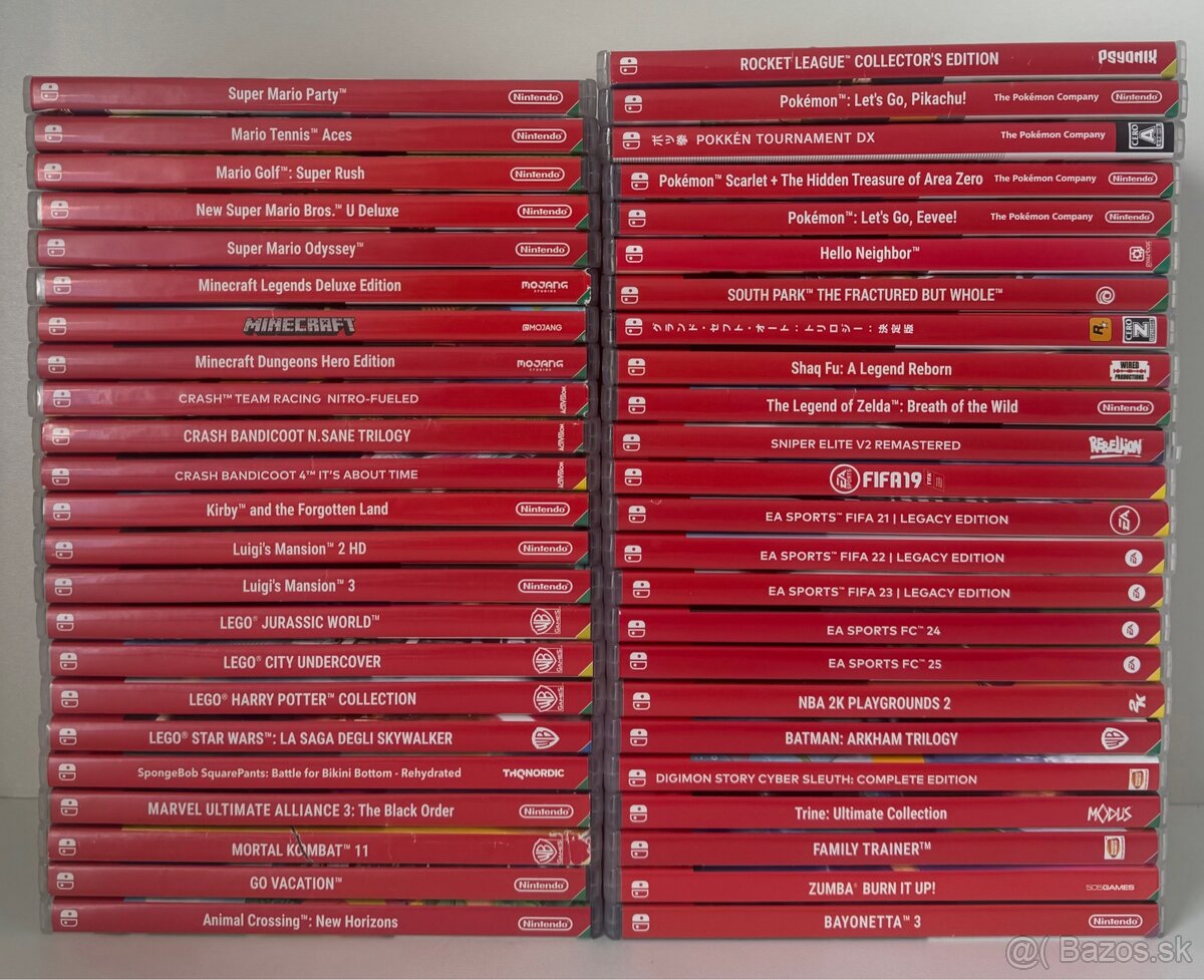 HRY na NINTENDO (4+1 alebo 6+2 zdarma)
