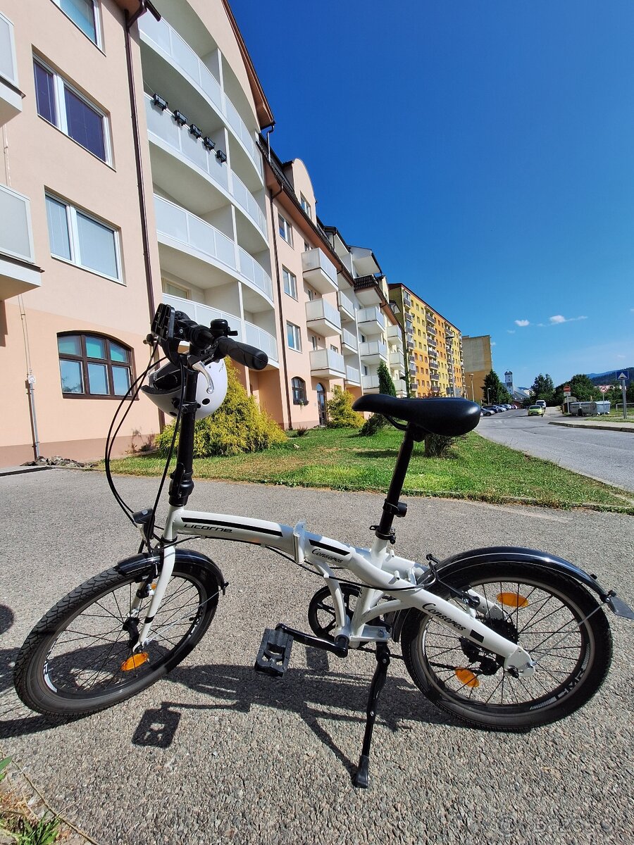 Mestský bicykel skladačka 6 rychlosti 20" kolesa