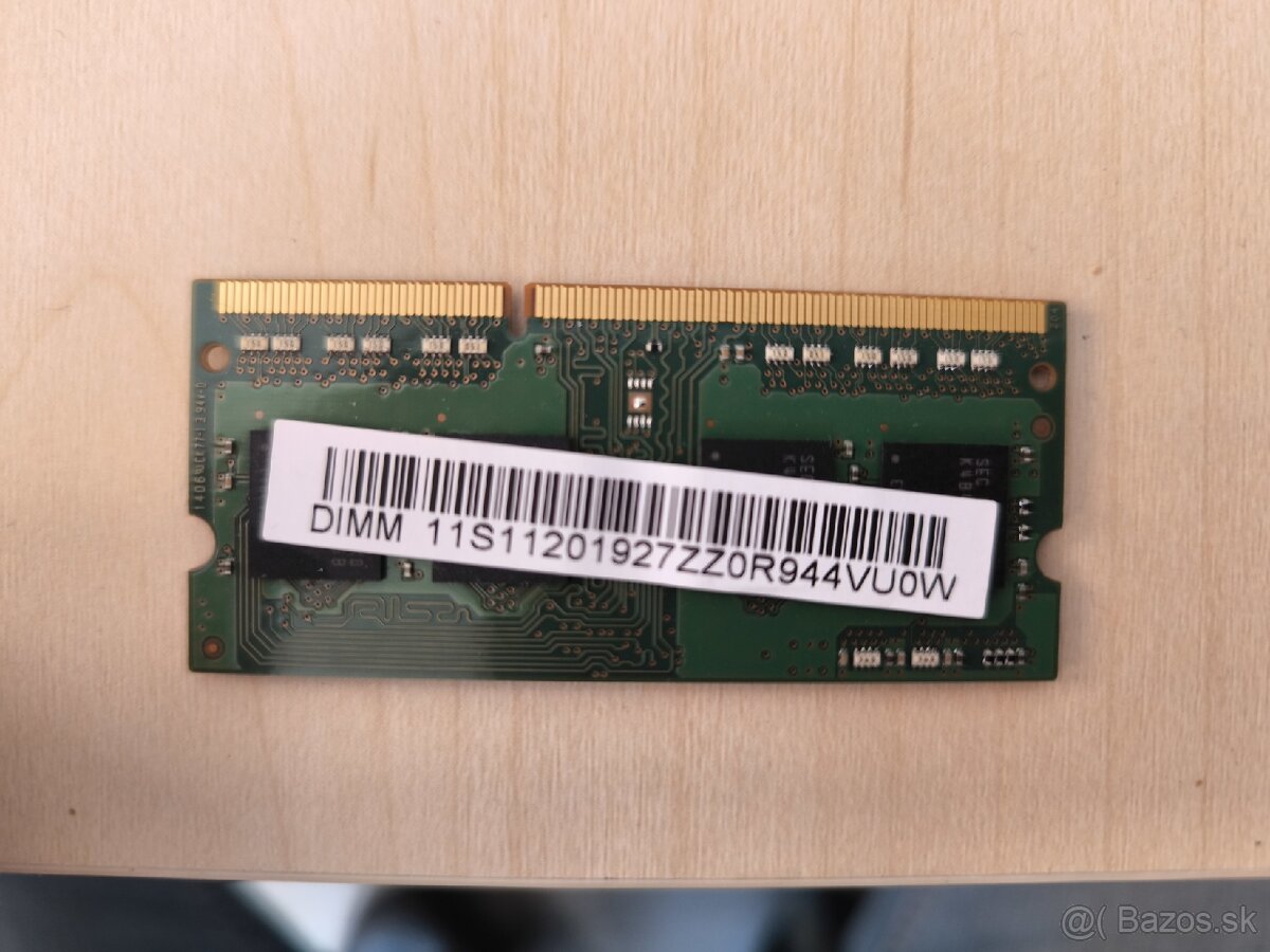 RAM pre notebook DDR3 4gb Samsung