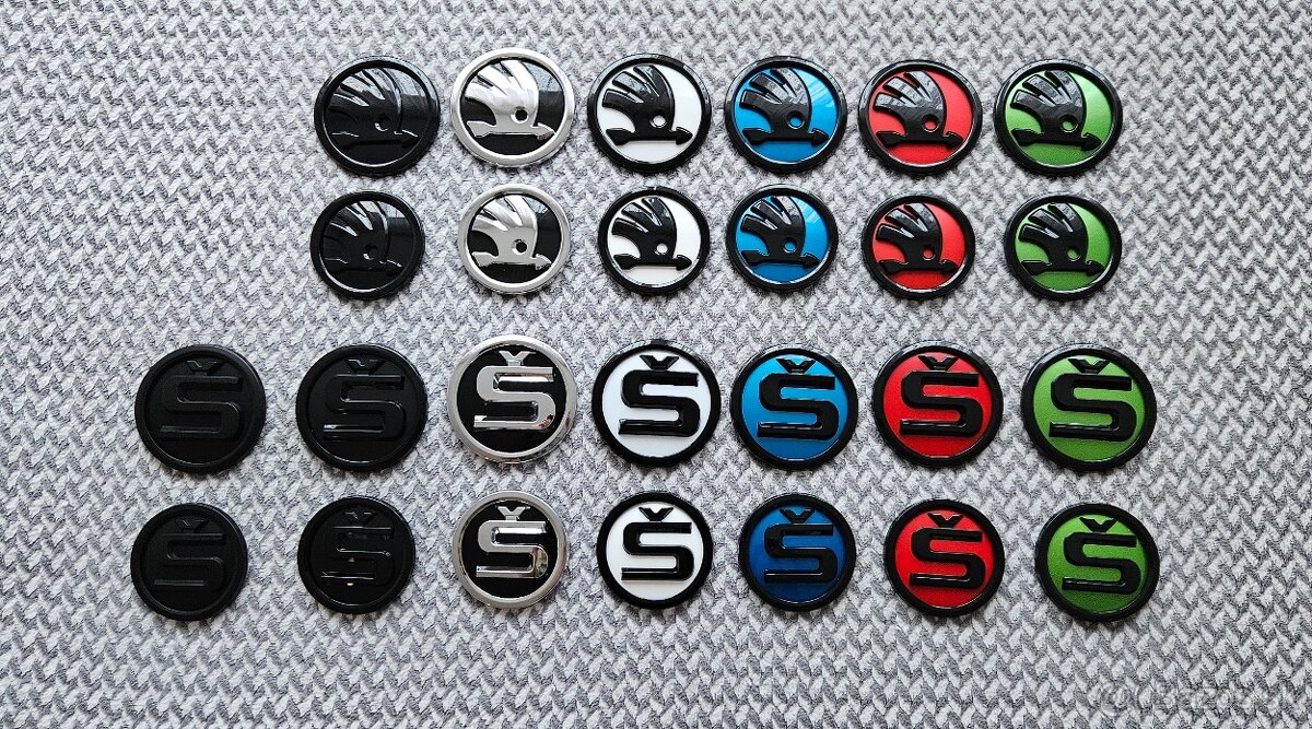 Nove znaky Skoda, Logo Skoda 90mm 80mm