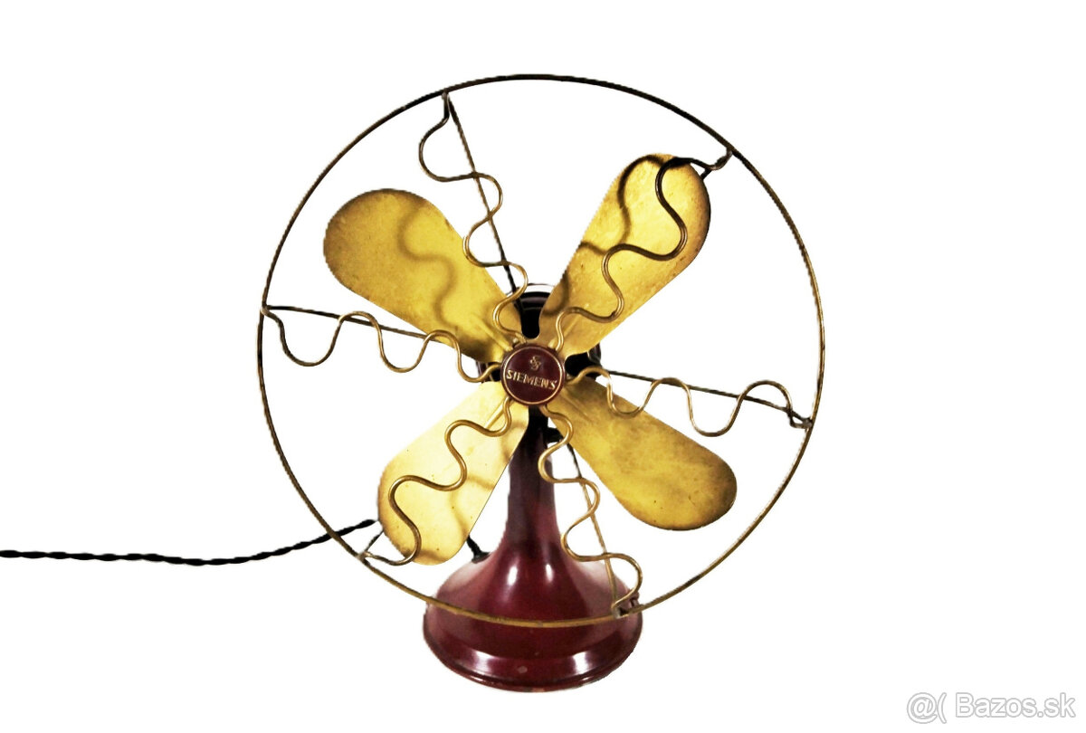 starožitný ventilátor Siemens
