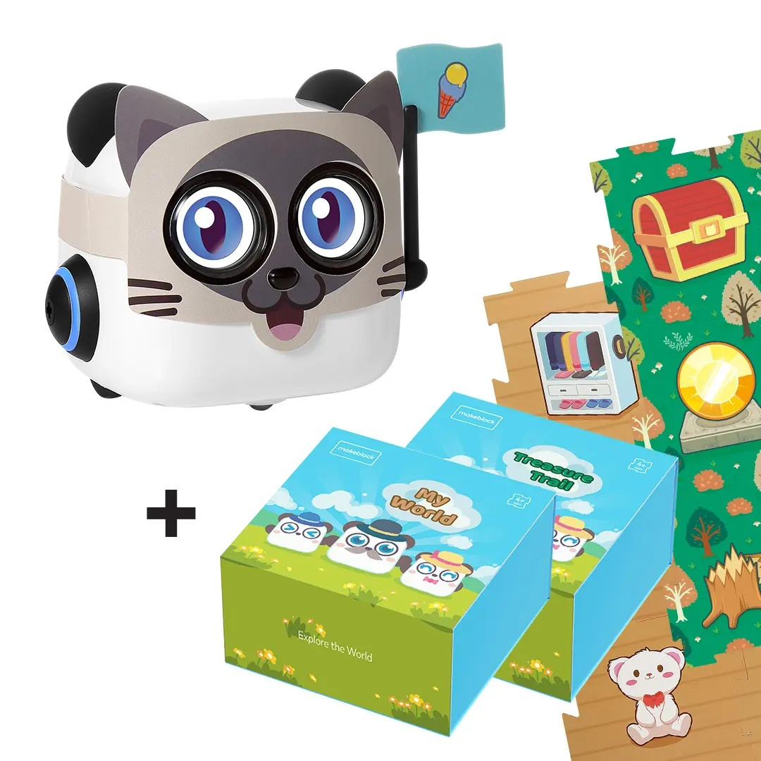 Predám Makeblock mTiny + 2 mapy Môj svet a Hľadanie pokladu