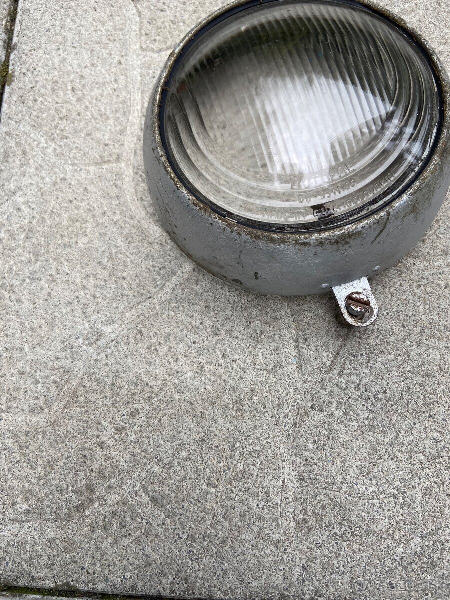 Rámik svetla na Jawa Pionier zo sklom