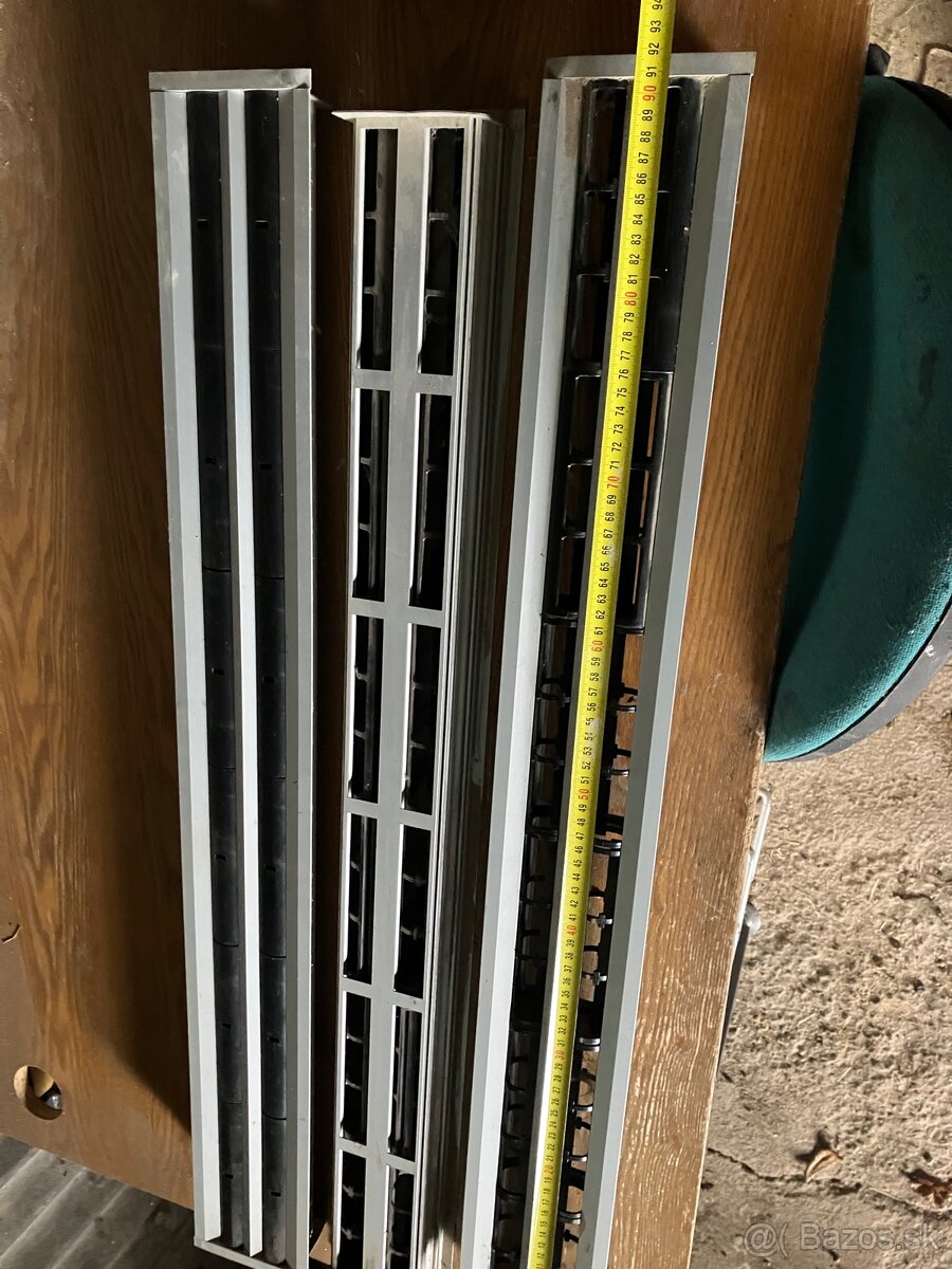 Hliníkové nastaviteľné prieduchy vzduchotechniky