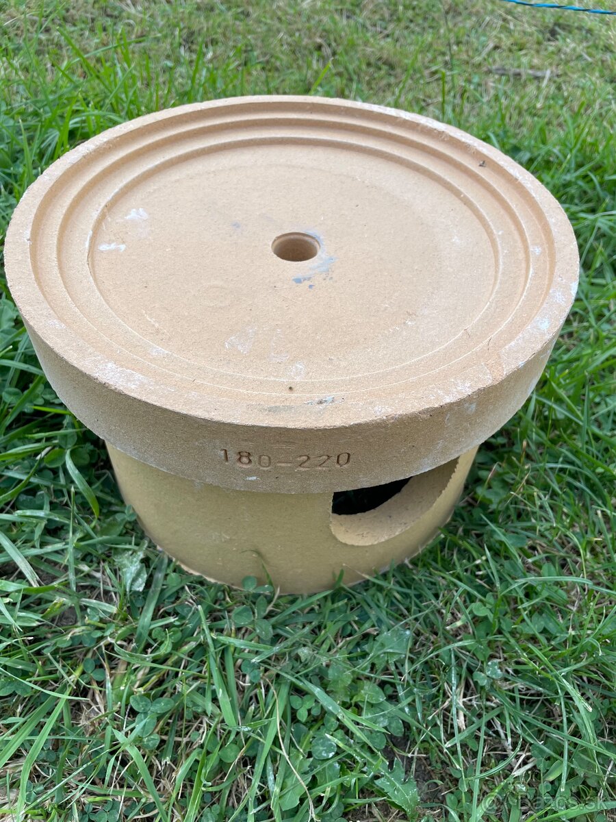 Miska na kondenz ZOP, šamotový tmel Rudomal