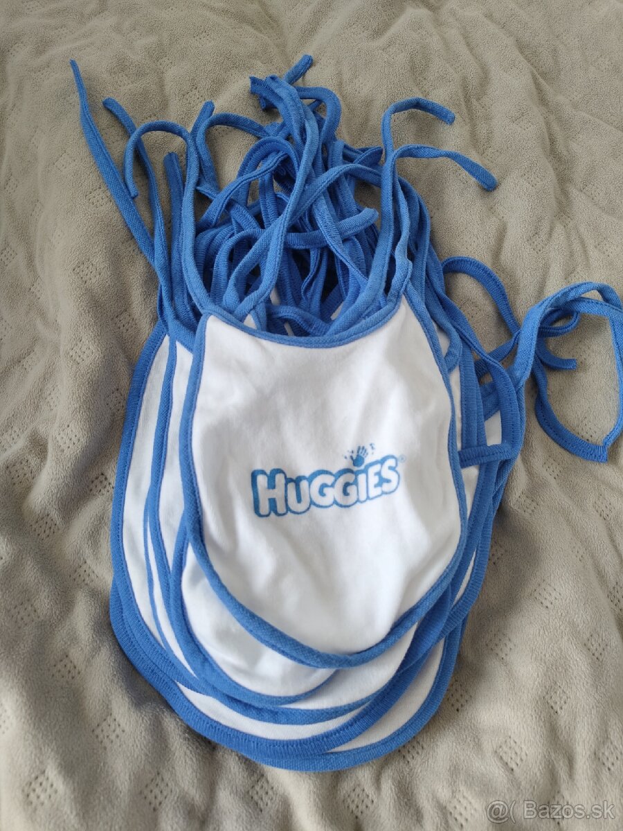 20x Huggies podbradníky