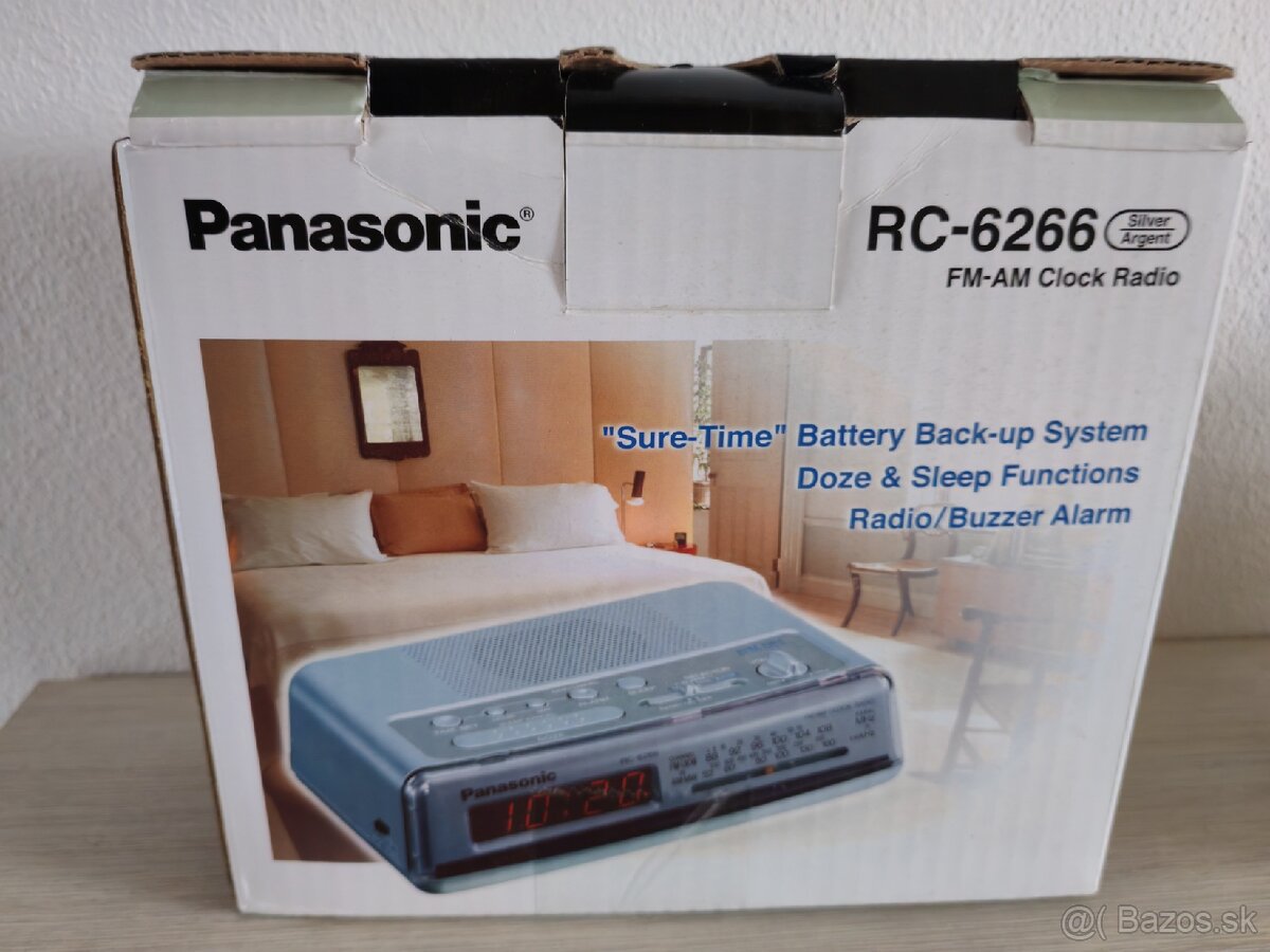 Rádio budík Panasonic