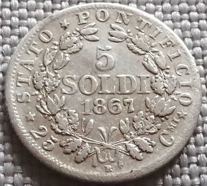 Strieborne mince Vatikan