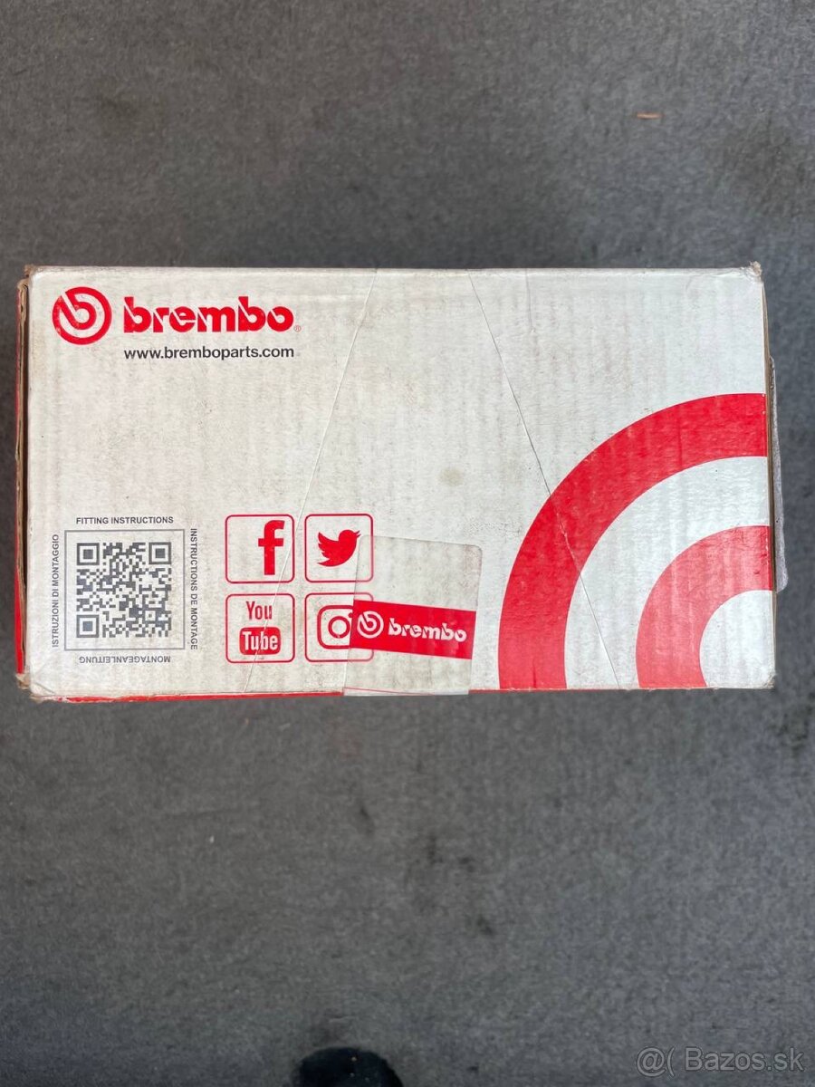 Brzdové kotúče a doštičky “Brembo” pre Audi