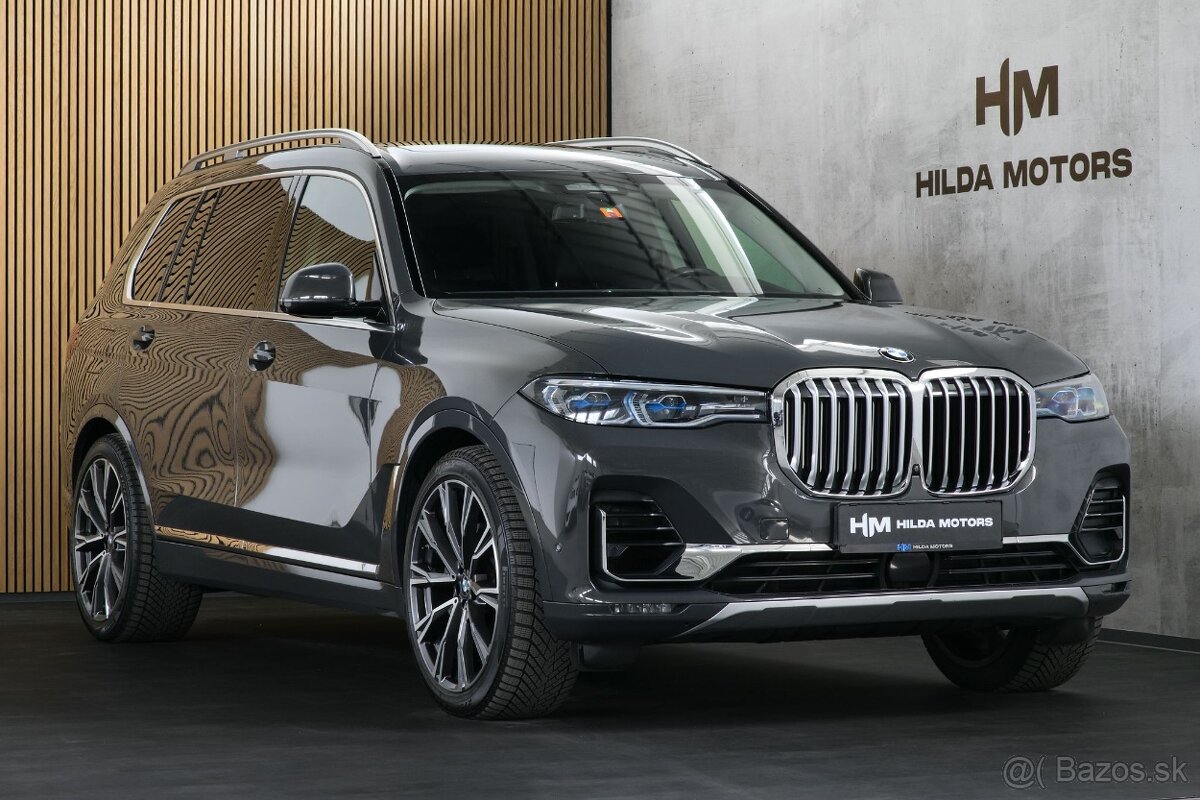 BMW X7 xDrive40d 250kW Individual Panorama Laser Tažné HUD
