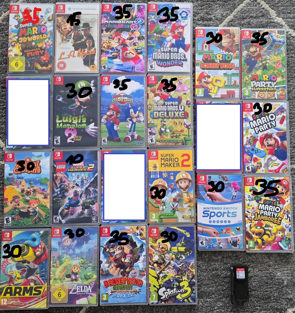 Nintendo SWITCH hry