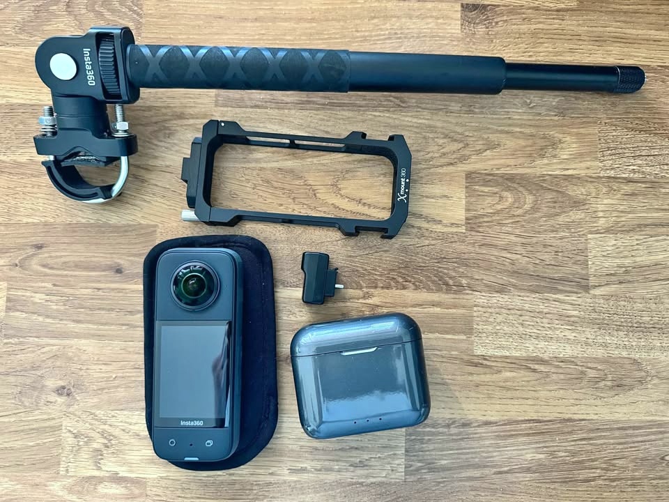 Insta360 X3 + DJI Mic motorkársky komplet