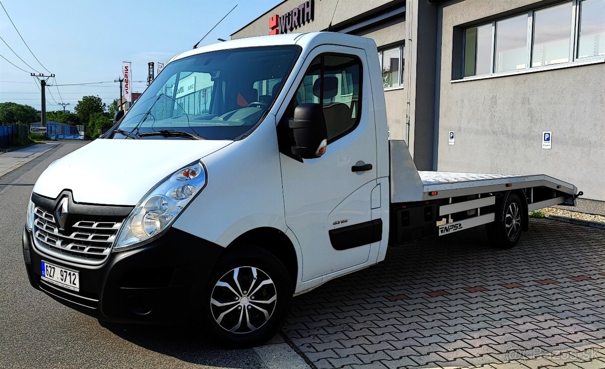 RENAULT MASTER 2.3 92KW, ODTAHOVKA 3.5t - ŘP.SK.B,TAŽNE 2.5t