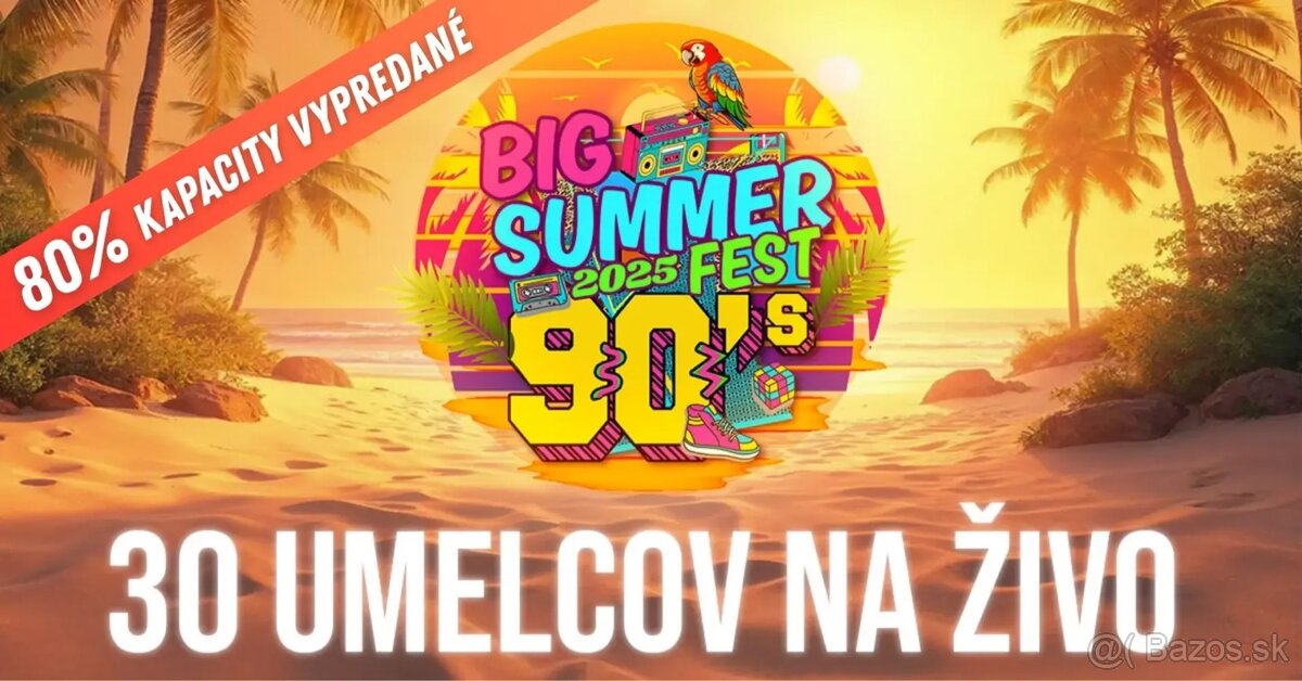BIG SUMMER FEST ZELENA VODA VSTUPENKY
