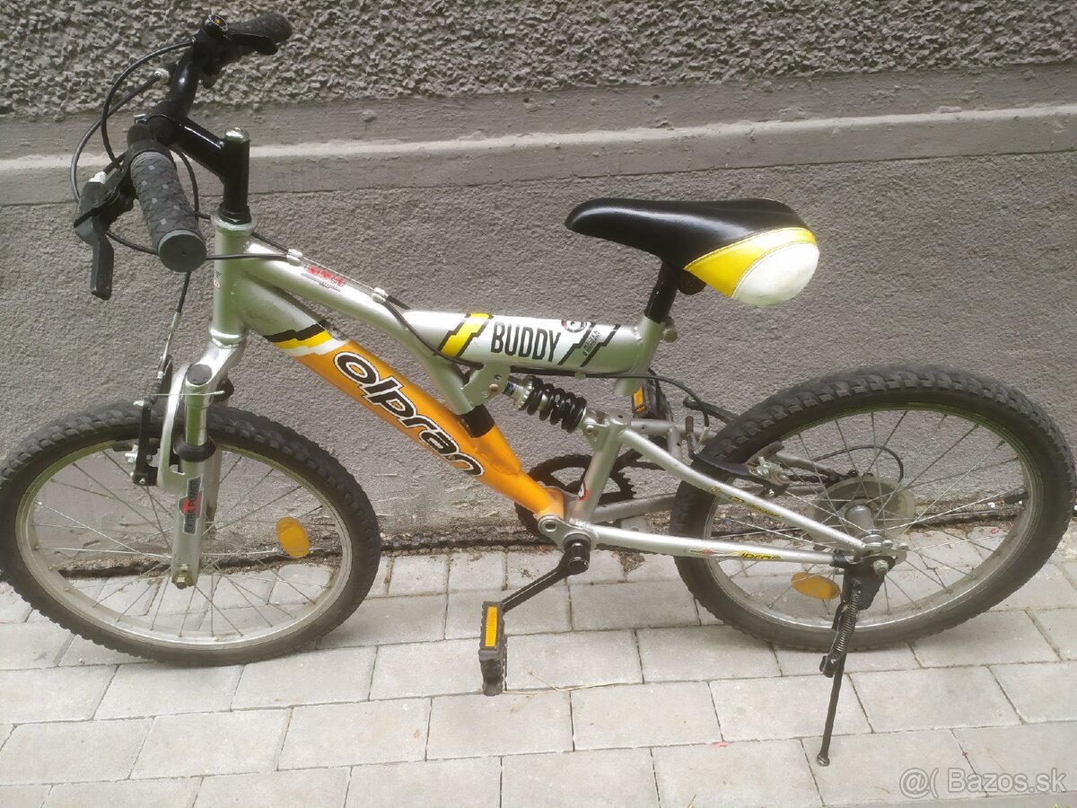Detský celoodpružený bicykel Olpran Buddy 20"