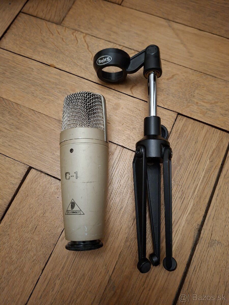 Mikrofón kondenzátorový Behringer C1 + stojan