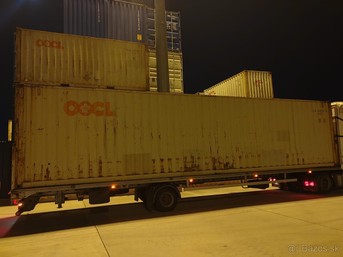 Lodný kontajner 2 ks 12 m na opravu REZERVE