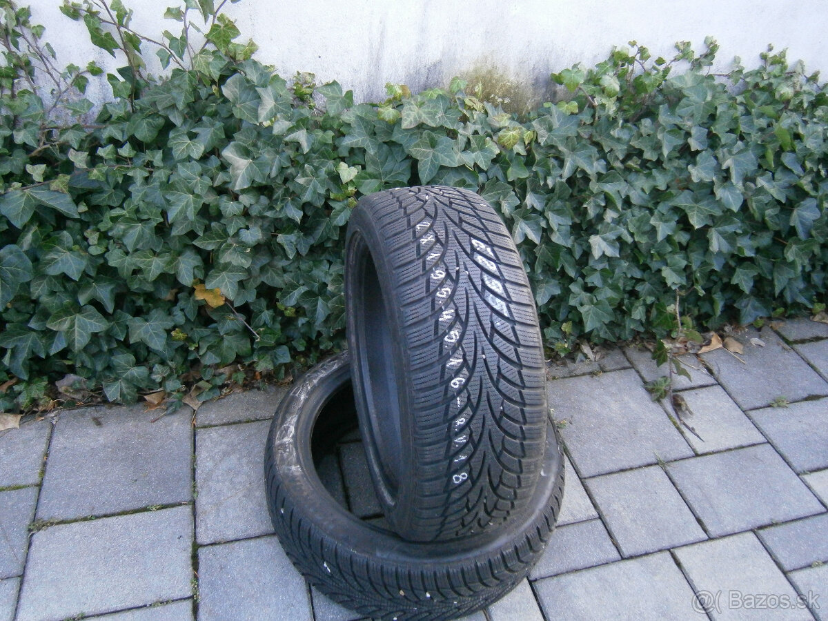 Predám 2x zimné pneu NANKANG 195/45 R16 84VXL