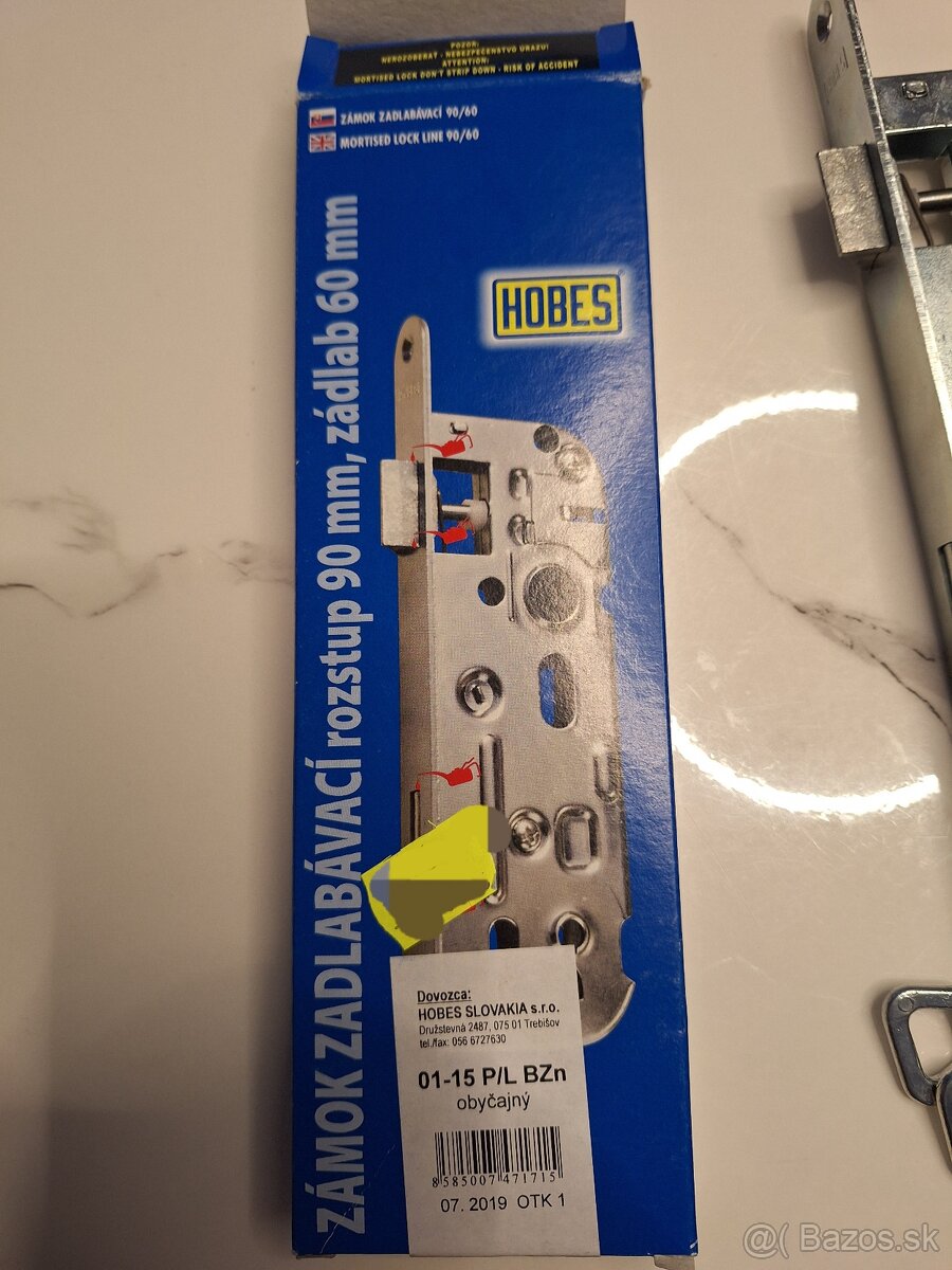 Zadlabávací zámok 01-15 PL