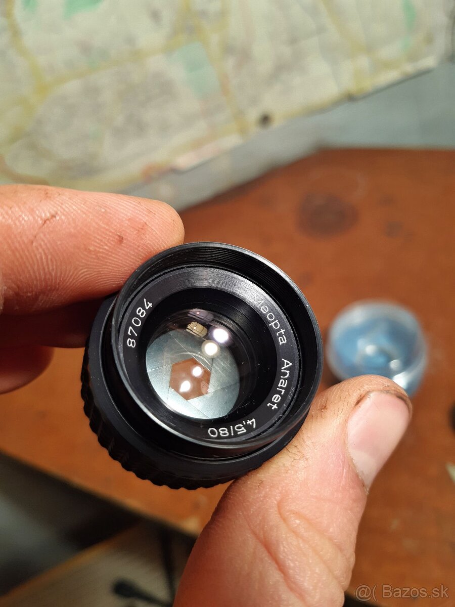 Zvětšovací objektiv Meopta Anaret 4.5/80 pro 6x6