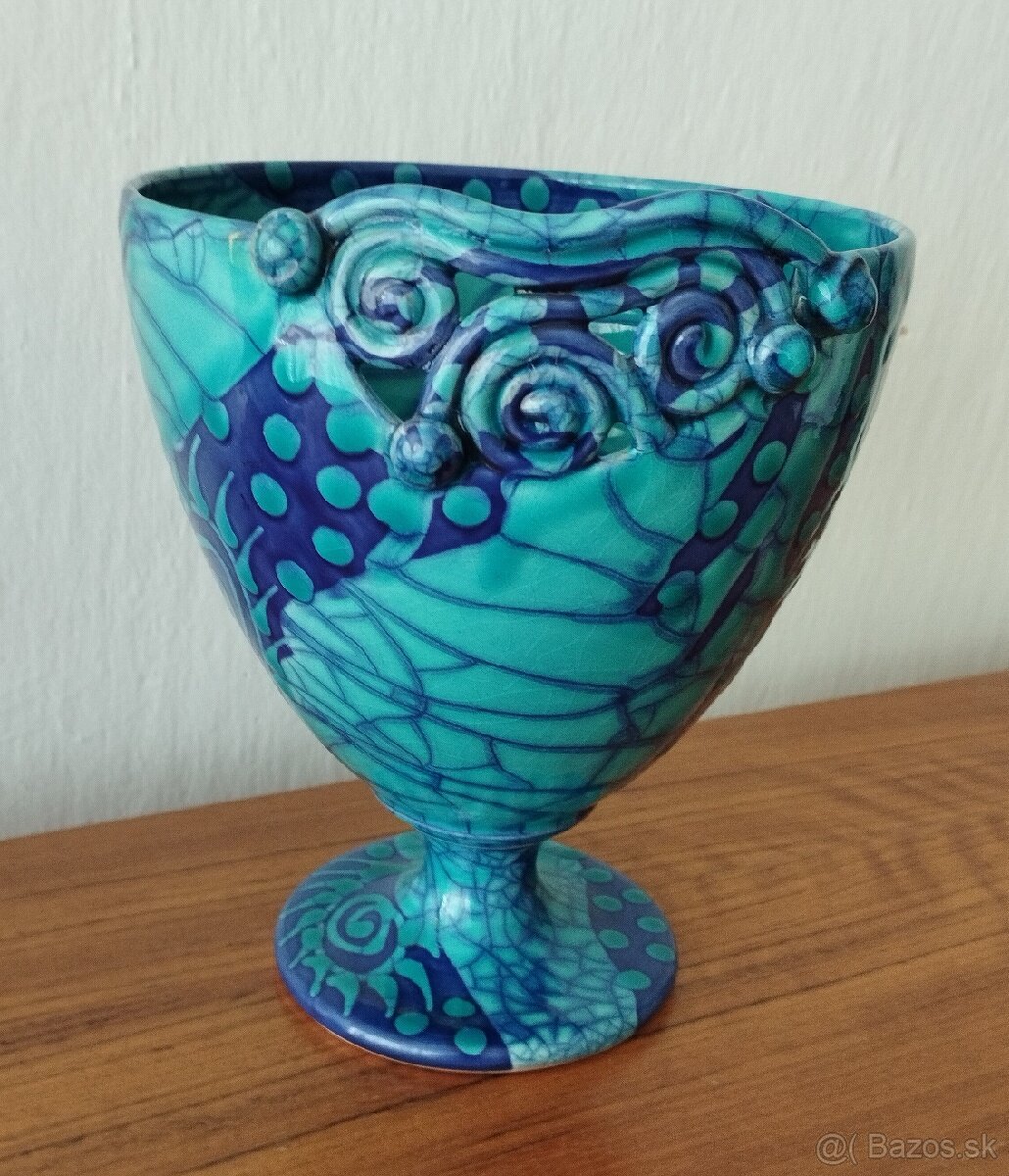 Originál keramická váza - Morvay Zsuzsa