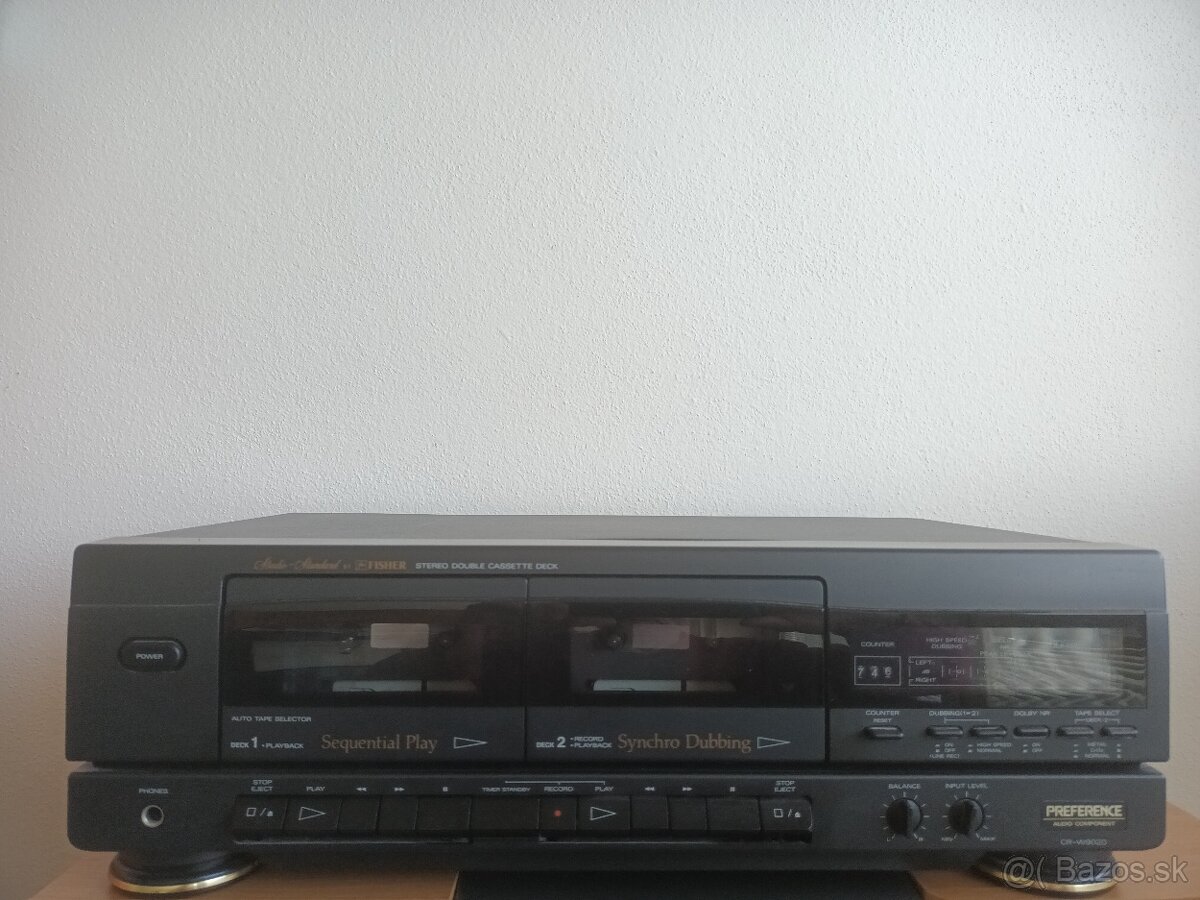 Tapedeck Fisher CR-W9020