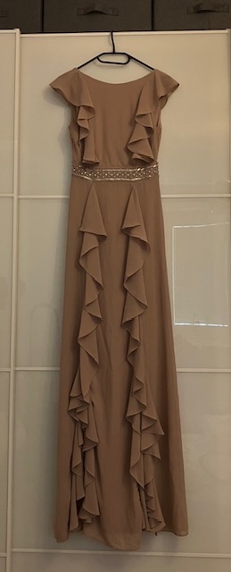 Telové/ Nude elegantne saty