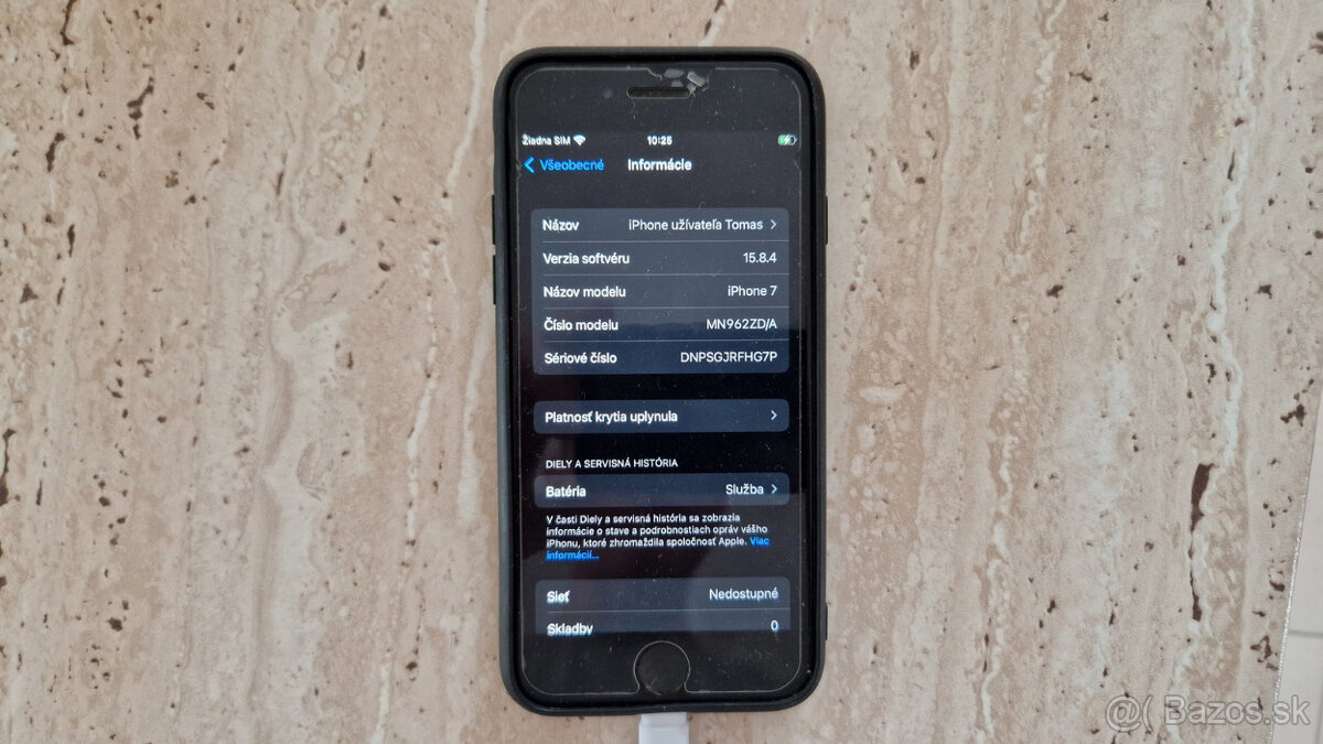 iPhone 7 128GB čierny, bez závad