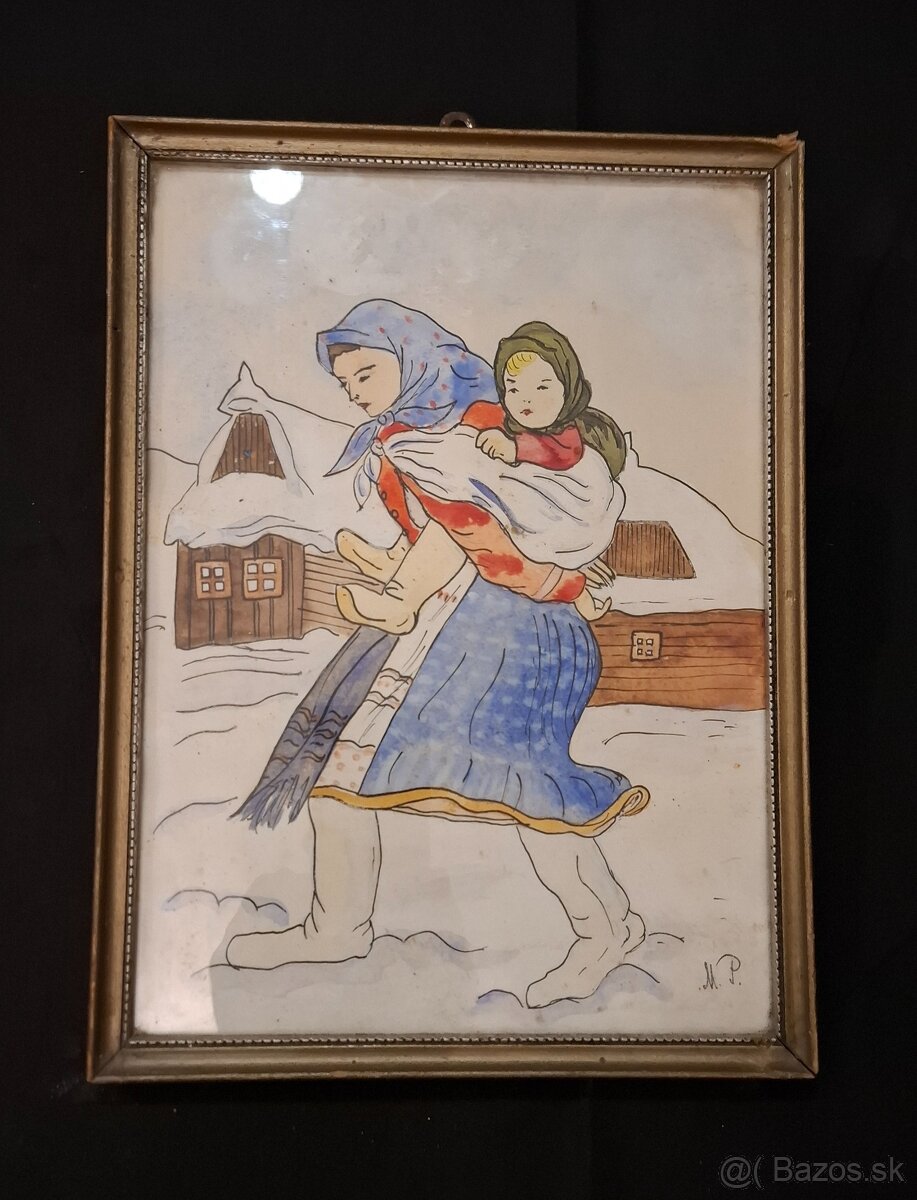 Starý obraz, originál v pôvodnom stave