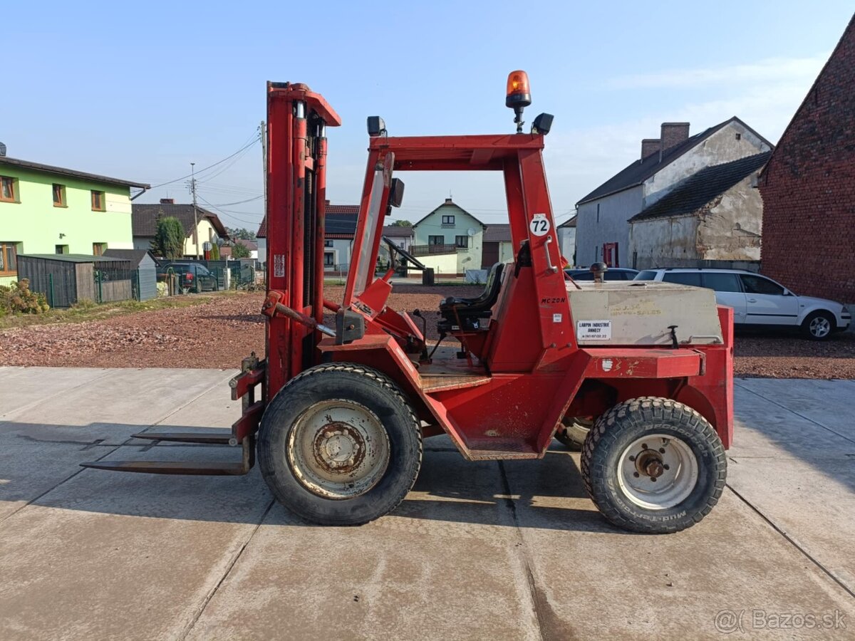 Terénní VZV MANITOU MC20 v originálním stavu, VIDEO