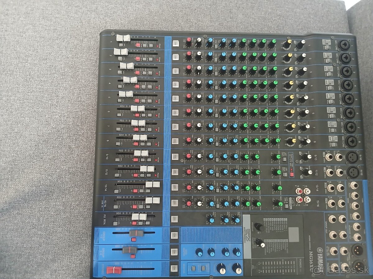 Yamaha MG16XU nový 16 kanálový mixmult USB a efektmi