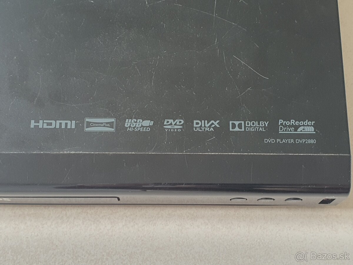 Predám funkčný DVD prehrávač philips dvp288.