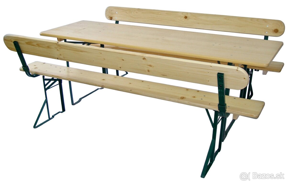 Predám pivný set (zahradné skladacie sedenie)