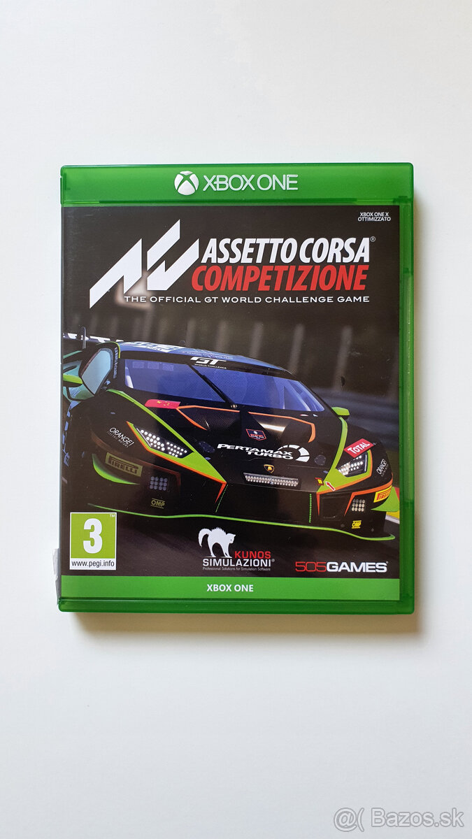 Hra Assetto Corsa Competizione na Xbox ONE a Xbox Series X