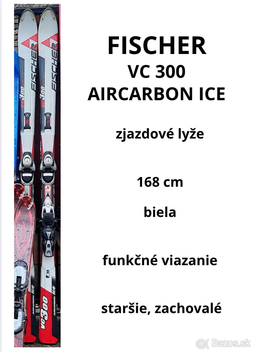 predám lyže Fischer VC300