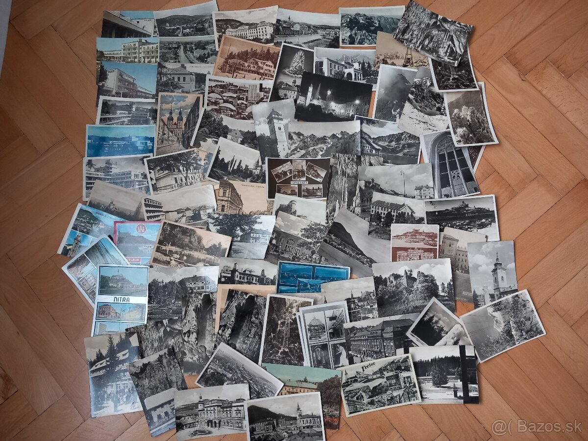 Staré pohľadnice, Slovensko