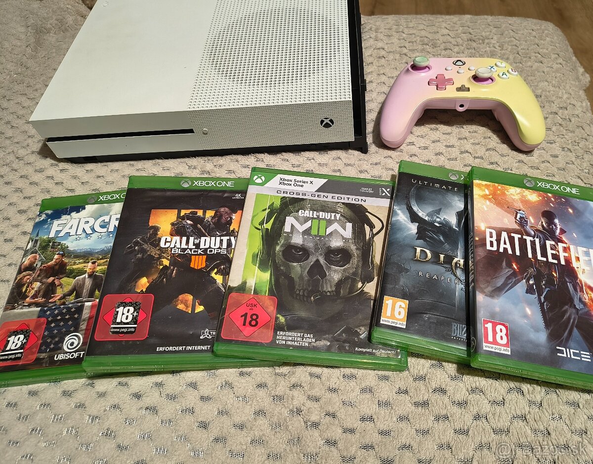 Xbox oneS 2t pamäť plus hry