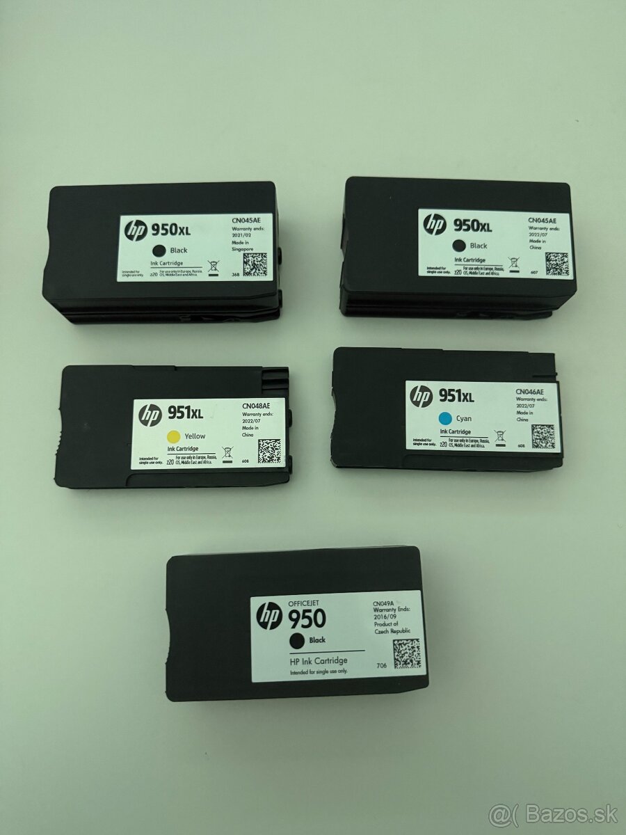 Atrament do tlačiarne - hp 951XL a 950 kazety